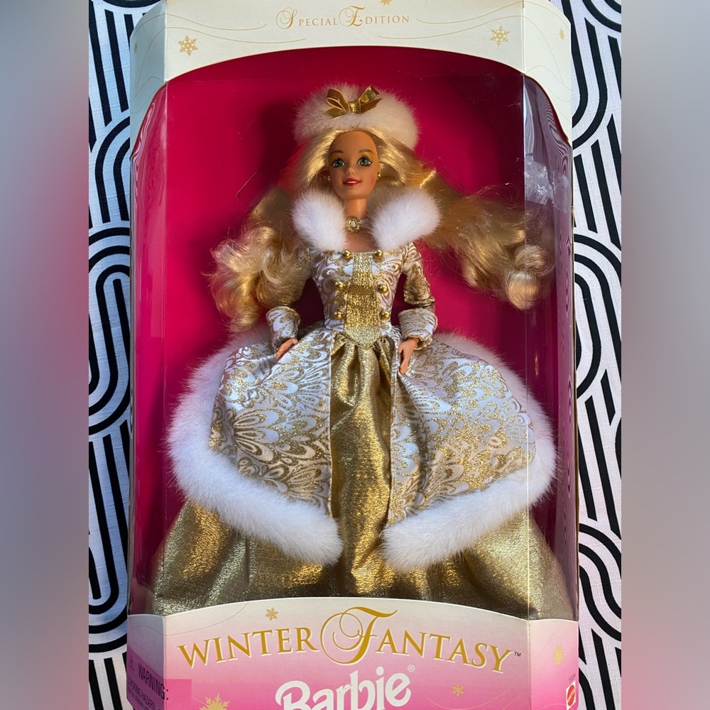 Barbie Winter Fantasy Vintage 1995 Special Edition NRFB box excellent condition